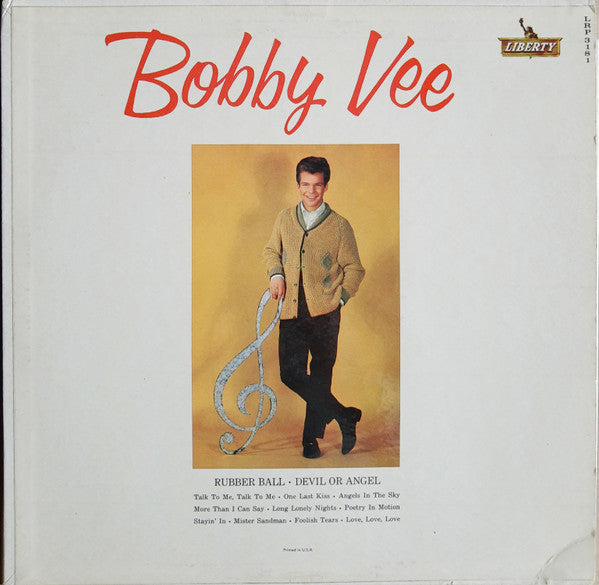 Bobby Vee : Bobby Vee (LP, Album, Mono, Ind)