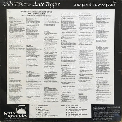 Cilla Fisher & Artie Trezise : For Foul Day And Fair (LP, Album)