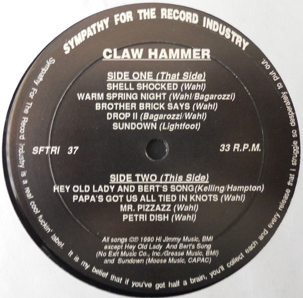 Claw Hammer : Claw Hammer (LP, Album)