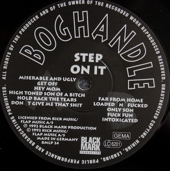 Boghandle : Step On It (LP, Album)