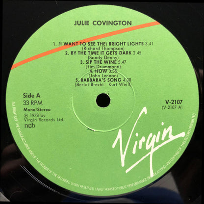 Julie Covington : Julie Covington (LP, Album)