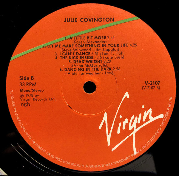 Julie Covington : Julie Covington (LP, Album)