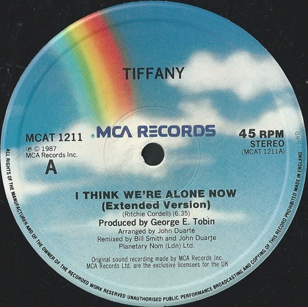 Tiffany : I Think We're Alone Now (12", Single)