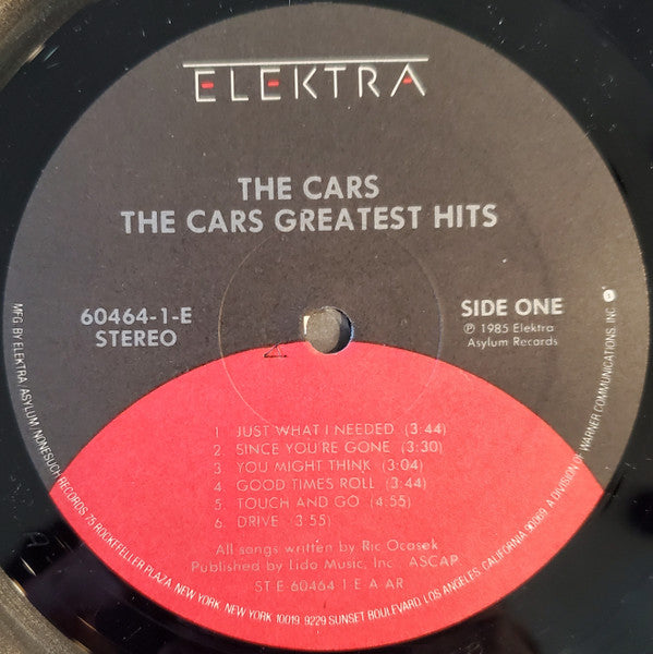 The Cars : Greatest Hits (LP, Comp, AR-)