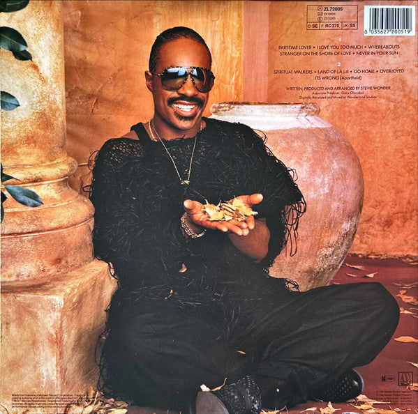 Stevie Wonder : In Square Circle (LP, Album, Emb)