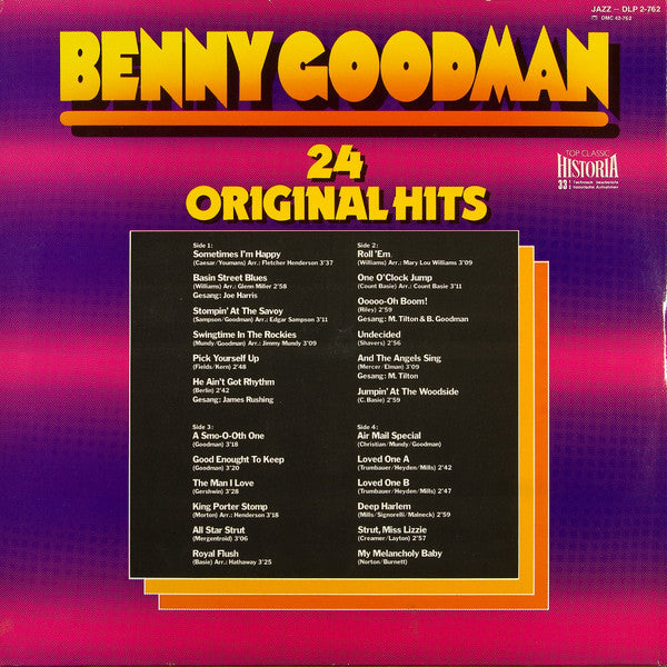 Benny Goodman : 24 Original Hits / Swingtime With Benny Goodman (2xLP, Comp, Gat)