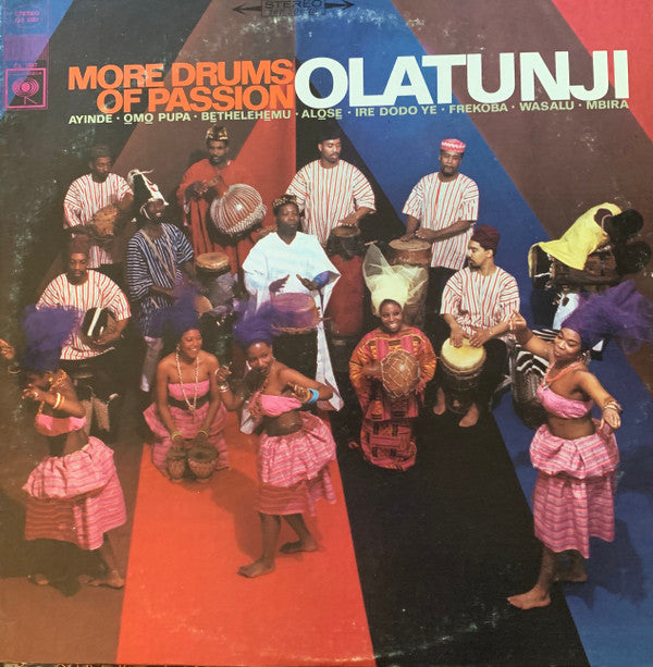 Babatunde Olatunji : More Drums Of Passion (LP, Album, RE)