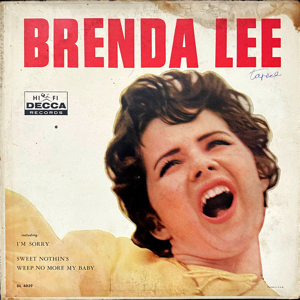 Brenda Lee : Brenda Lee (LP, Album, Mono, Pin)