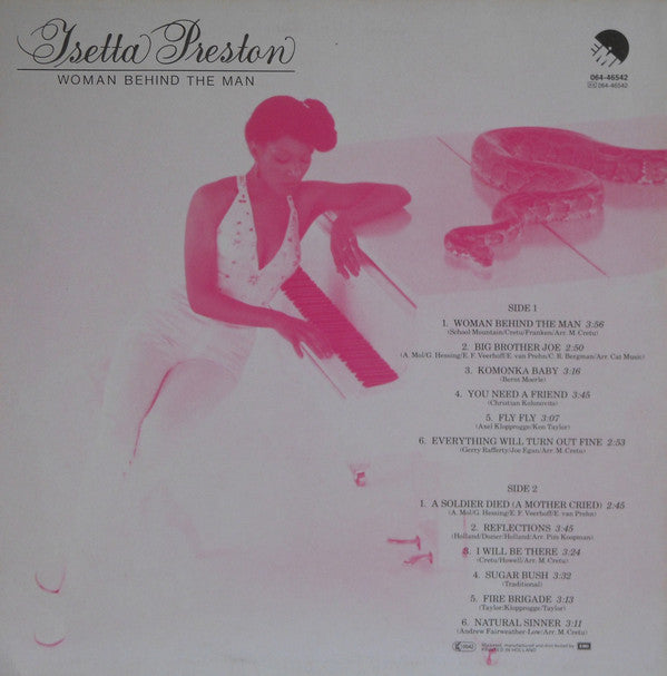 Isetta Preston : Woman Behind The Man (LP, Album)