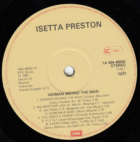 Isetta Preston : Woman Behind The Man (LP, Album)