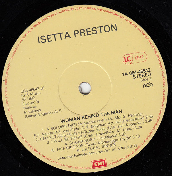 Isetta Preston : Woman Behind The Man (LP, Album)