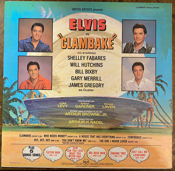 Elvis Presley : Clambake (LP, Album)