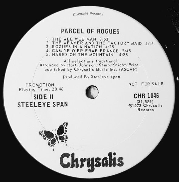 Steeleye Span : Parcel Of Rogues (LP, Album, Promo)