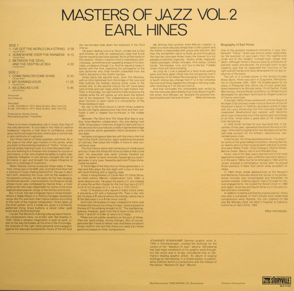 Earl Hines : Master Of Jazz (LP)