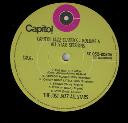 Metronome All Stars, The International Jazzmen, The Just Jazz All Stars : All Star Sessions (LP, Comp)