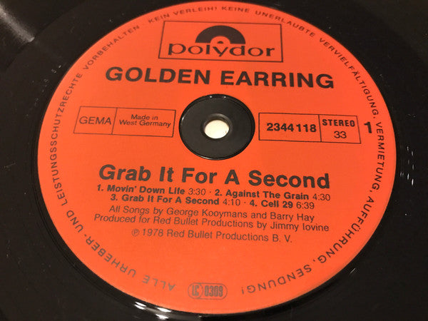 Golden Earring : Grab It For A Second (LP, Album)