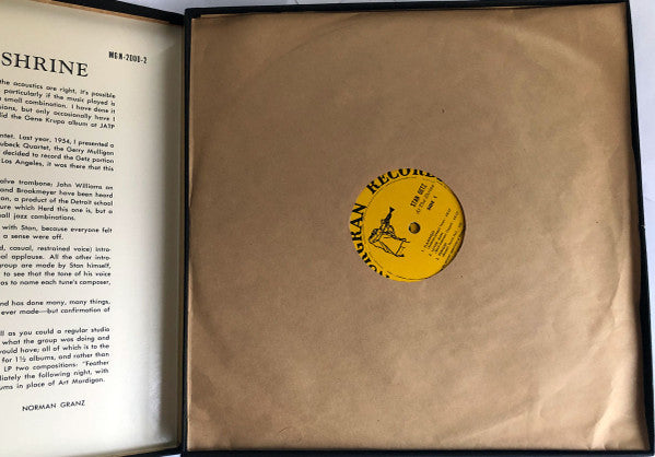 Stan Getz : At The Shrine (2xLP, Album, Mono + Box)