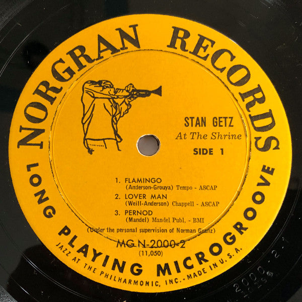 Stan Getz : At The Shrine (2xLP, Album, Mono + Box)