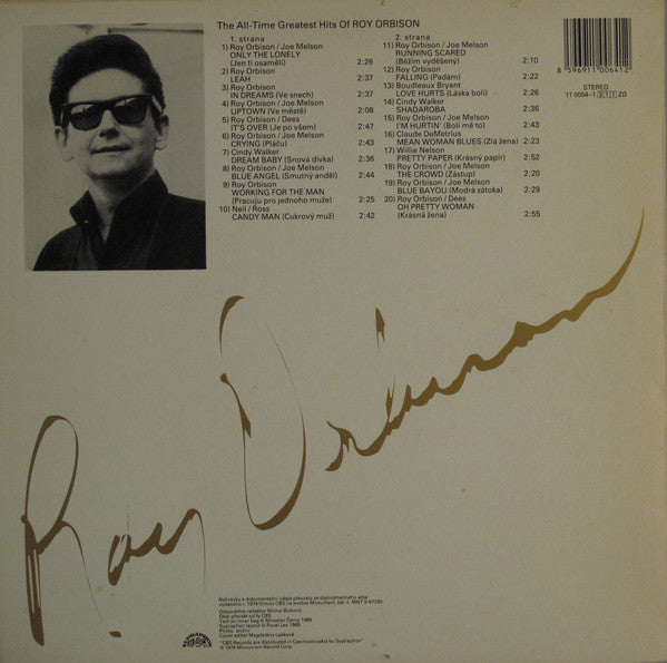 Roy Orbison : The All-Time Greatest Hits Of Roy Orbison (LP, Comp, RE)