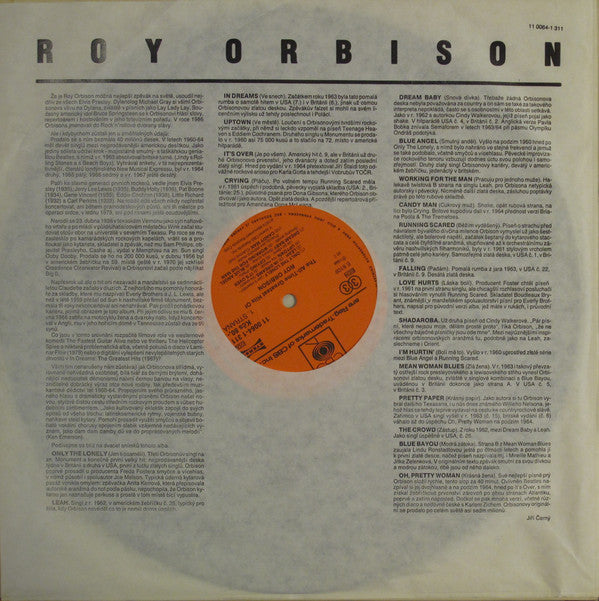 Roy Orbison : The All-Time Greatest Hits Of Roy Orbison (LP, Comp, RE)