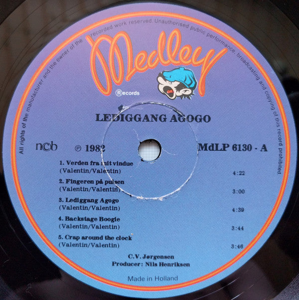 C. V. Jørgensen : Lediggang Agogo (LP, Album, RE)