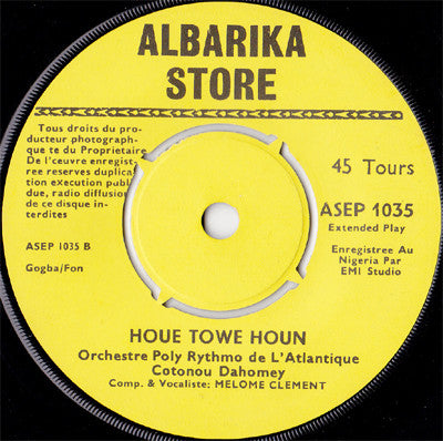 T.P. Orchestre Poly-Rythmo : Kou Nawo / Houe Towe Houn (7", EP)