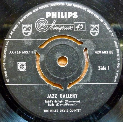 The Miles Davis Quintet : Jazz Gallery (7", EP)