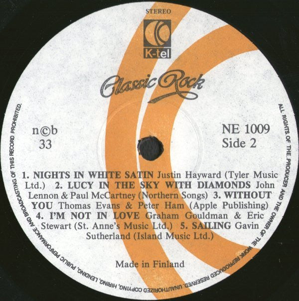 London Symphony Orchestra And The Royal Choral Society : Classic Rock (LP, Album)