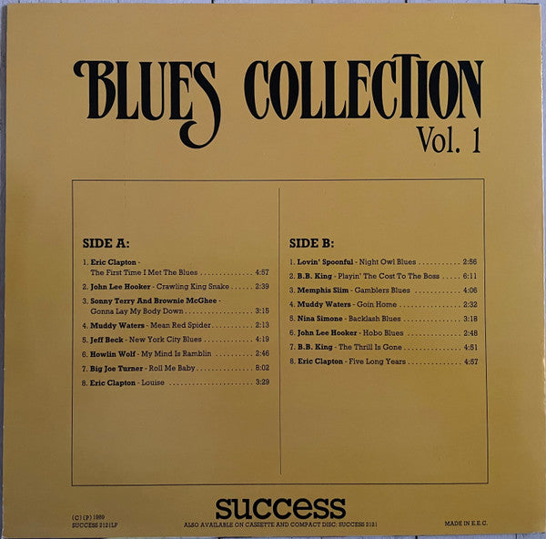 Various : Blues Collection - Vol.1 (LP, Comp)