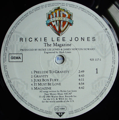 Rickie Lee Jones : The Magazine (LP, Album)
