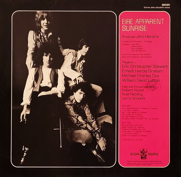 Eire Apparent : Sunrise (LP, Album)