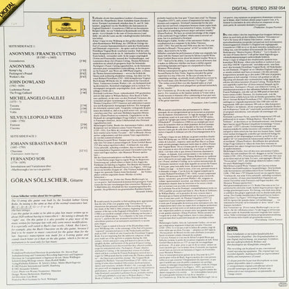 Göran Söllscher : Greensleeves (LP)