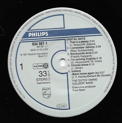 The Dutch Swing College Band : Digital Date (LP, Album)