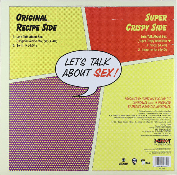 Salt 'N' Pepa : Let's Talk About Sex! (12")