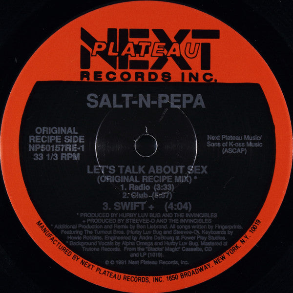 Salt 'N' Pepa : Let's Talk About Sex! (12")
