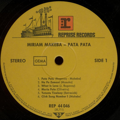 Miriam Makeba : Pata Pata - The Hit Sound Of Miriam Makeba (LP, Album)