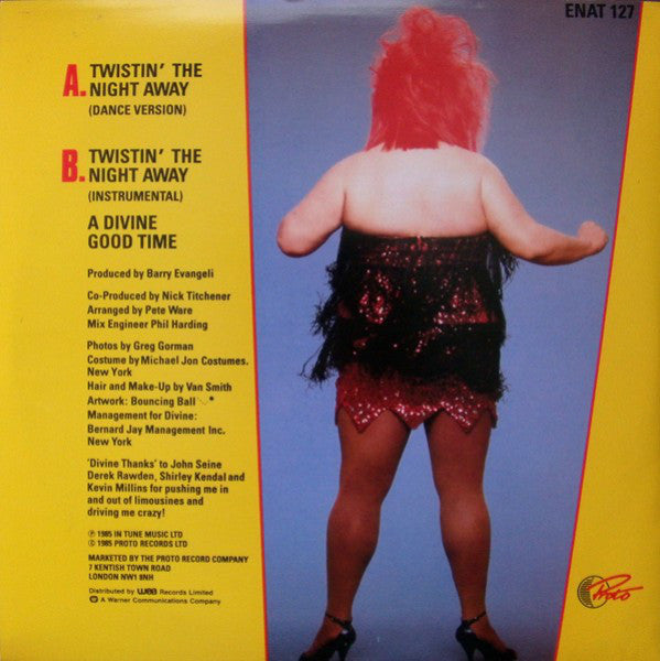 Divine : Twistin' The Night Away (12" + 12", S/Sided)