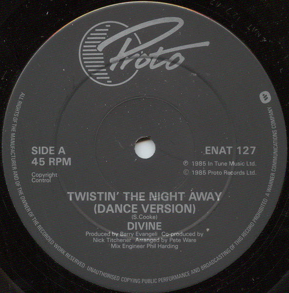 Divine : Twistin' The Night Away (12" + 12", S/Sided)