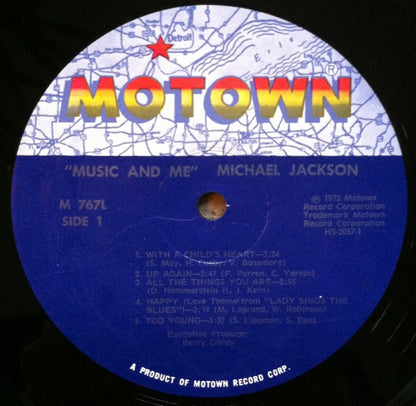 Michael Jackson : Music & Me (LP, Album)