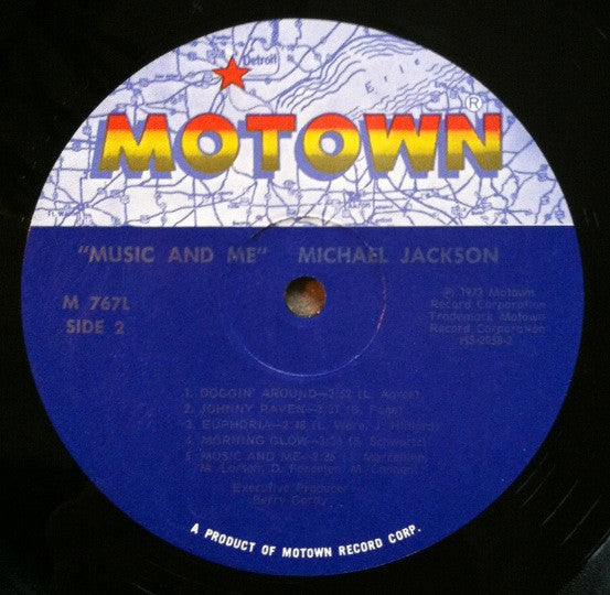 Michael Jackson : Music & Me (LP, Album)
