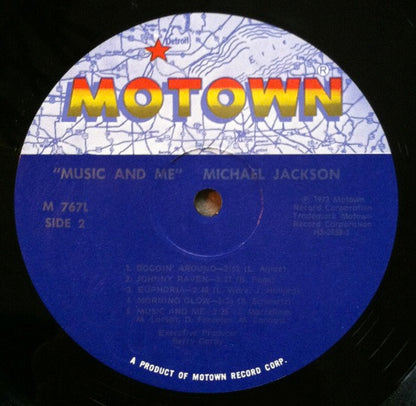 Michael Jackson : Music & Me (LP, Album)