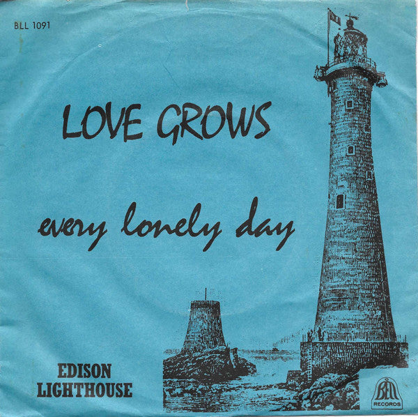 Edison Lighthouse : Love Grows (7", Single, RE)