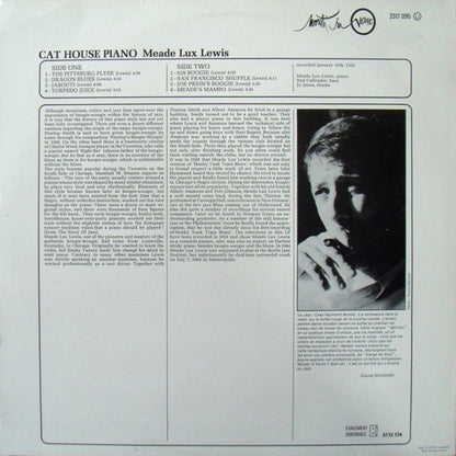 Meade "Lux" Lewis : Cat House Piano (LP, Album, RE)