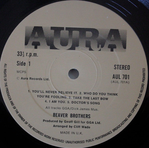 Beaver Brothers : Ventriloquisms (LP, Album)