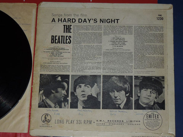 The Beatles : A Hard Day's Night (LP, Album, Mono)