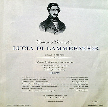 Maria Callas, Philharmonia Orchestra And Philharmonia Chorus, Tullio Serafin : Lucia Di Lammermoor (2xLP + Box)