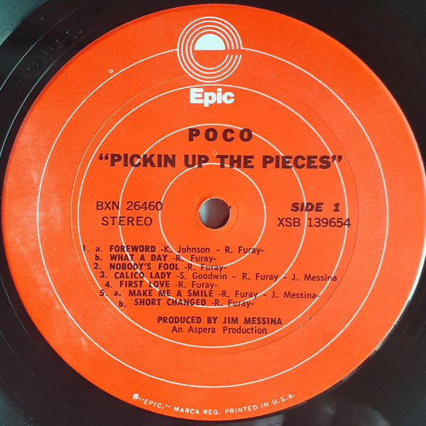 Poco (3) : Pickin' Up The Pieces (LP, Album, RE)