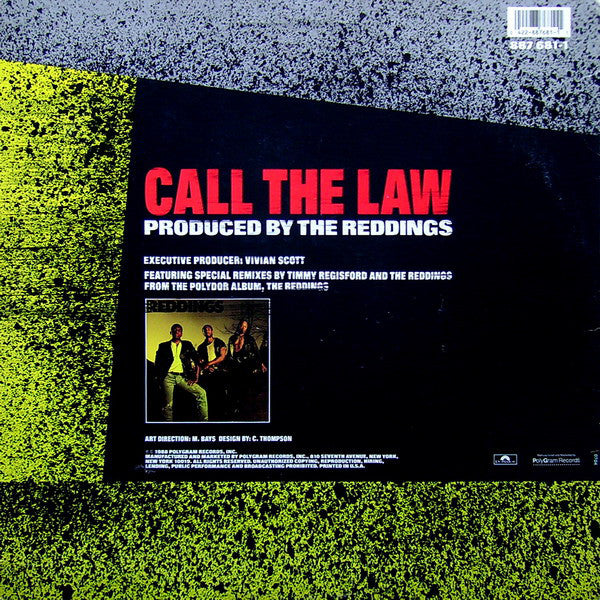 The Reddings : Call The Law (12")