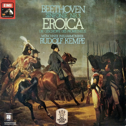 Ludwig van Beethoven - Münchner Philharmoniker, Rudolf Kempe : Sinfonie Nr. 3 Eroica / Die Geschöpfe Des Prometheus (LP, Album, Quad)