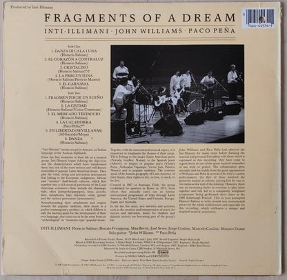 Inti Illimani - John Williams (7) - Paco Peña : Fragments Of A Dream (LP)